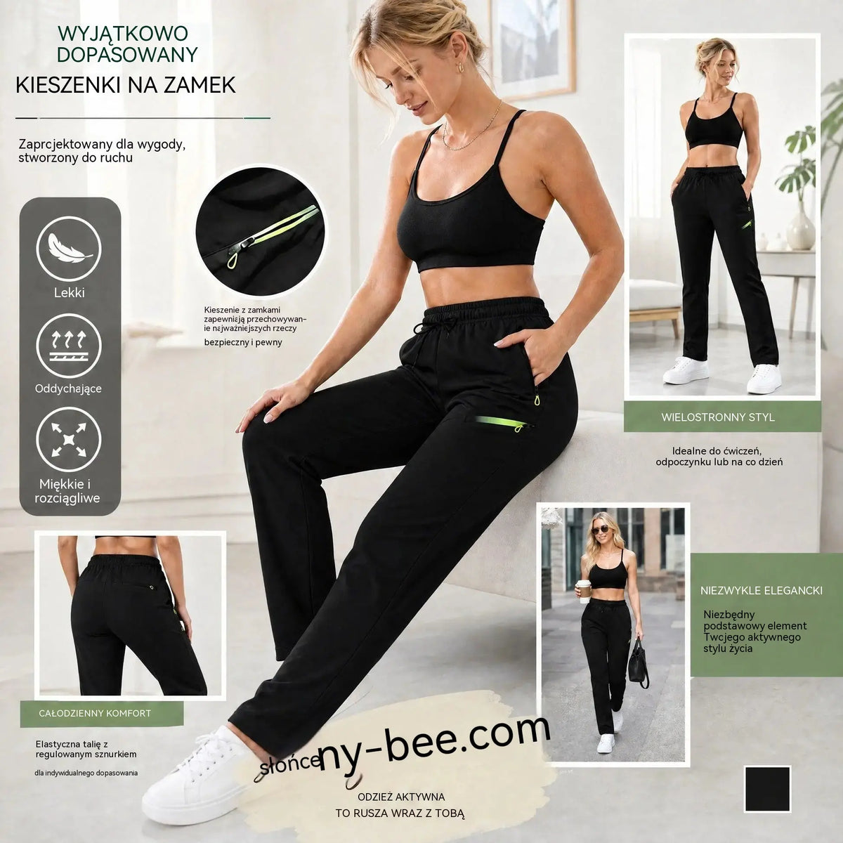 ⏳ Korlátozott ideig érvényes ajánlat 🔥 Női egyenes szabású cargo nadrág - Rugalmas derékpánt; tökéletes munkába, utazáshoz és mindennapi viseletre 👖✨