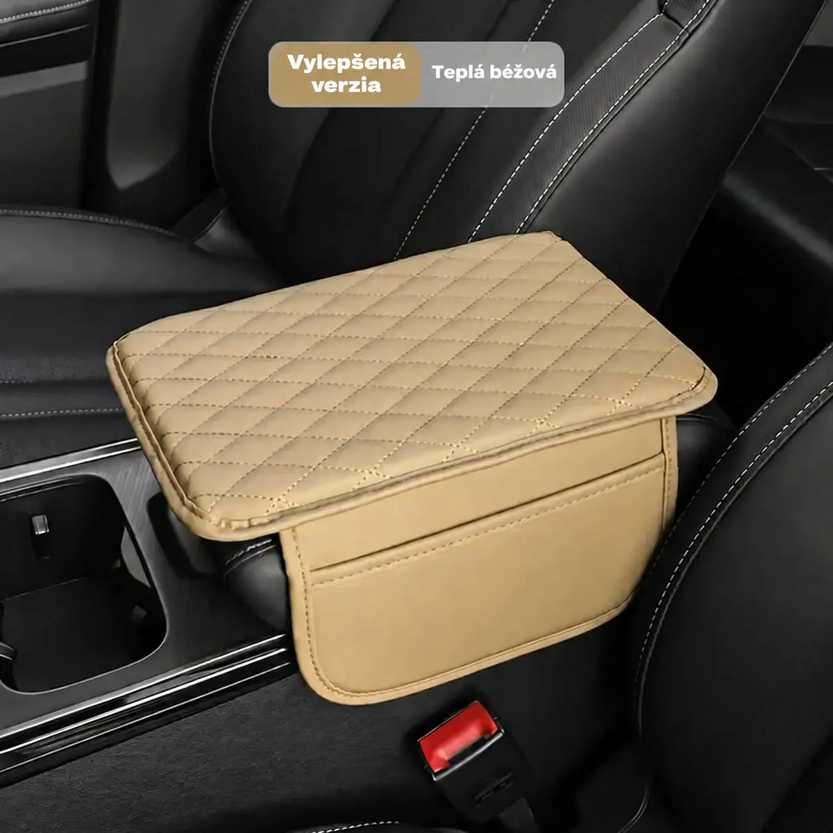 🚗💺【1 db】Univerzális autós kartámaszmagasító párna műbőr borítással – magasabb, szélesebb és hosszabb kialakítás, memóriahabbal, minden évszakra alkalmas.