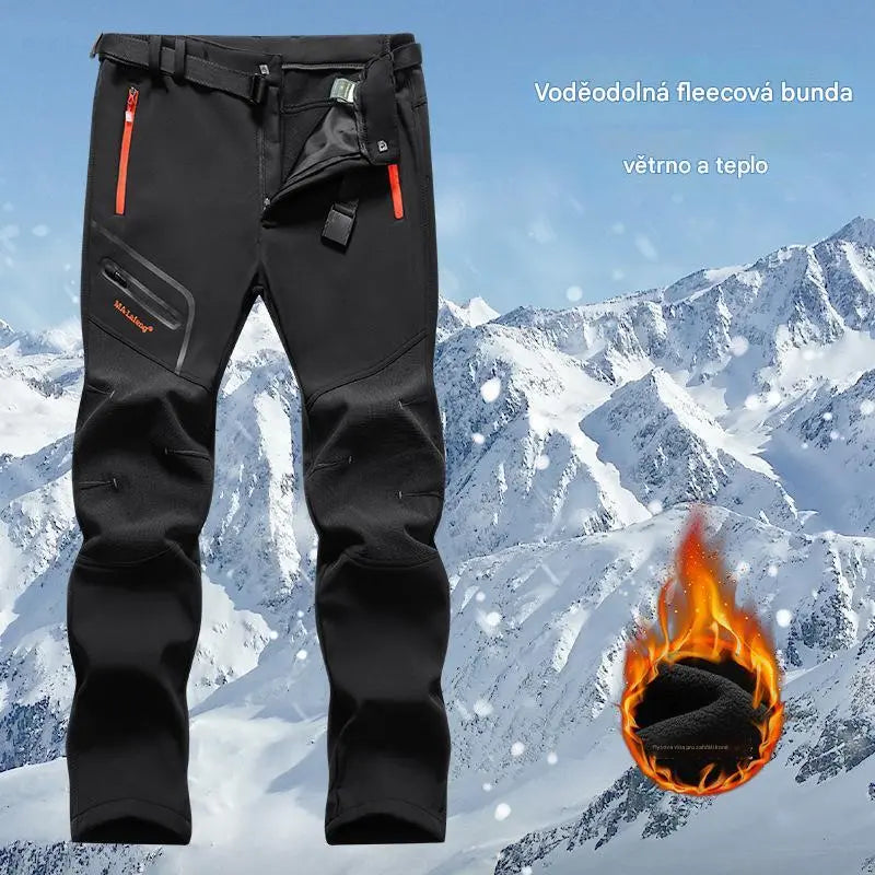 【Időkorlátozott 50% kedvezmény!】🏃‍♂️【S–5XL】2026-ös új férfi kültéri nadrág őszre és télre – meleg, polárbéléses, víz- és szélálló