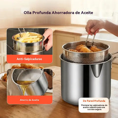 Juego de dos piezas： olla + colador