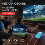 🔥 【KORLÁTOZOTT AJÁNLAT: 50% KEDVEZMÉNY!】🔥 USB-C–HDMI kábeladapter Switchhez