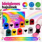 🌈🪮 Kompakt púderes hajfesték 12 árnyalatban a gyors hajfestéshez