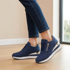 ⭐👟【36-43】Plus size bebújós éktalpú tornacipők – Könnyű, mindennapi platformcipők – Kényelmes cipők sétáláshoz és testmozgáshoz