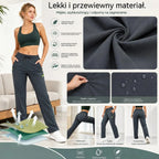 ⏳ Korlátozott ideig érvényes ajánlat 🔥 Női egyenes szabású cargo nadrág - Rugalmas derékpánt; tökéletes munkába, utazáshoz és mindennapi viseletre 👖✨