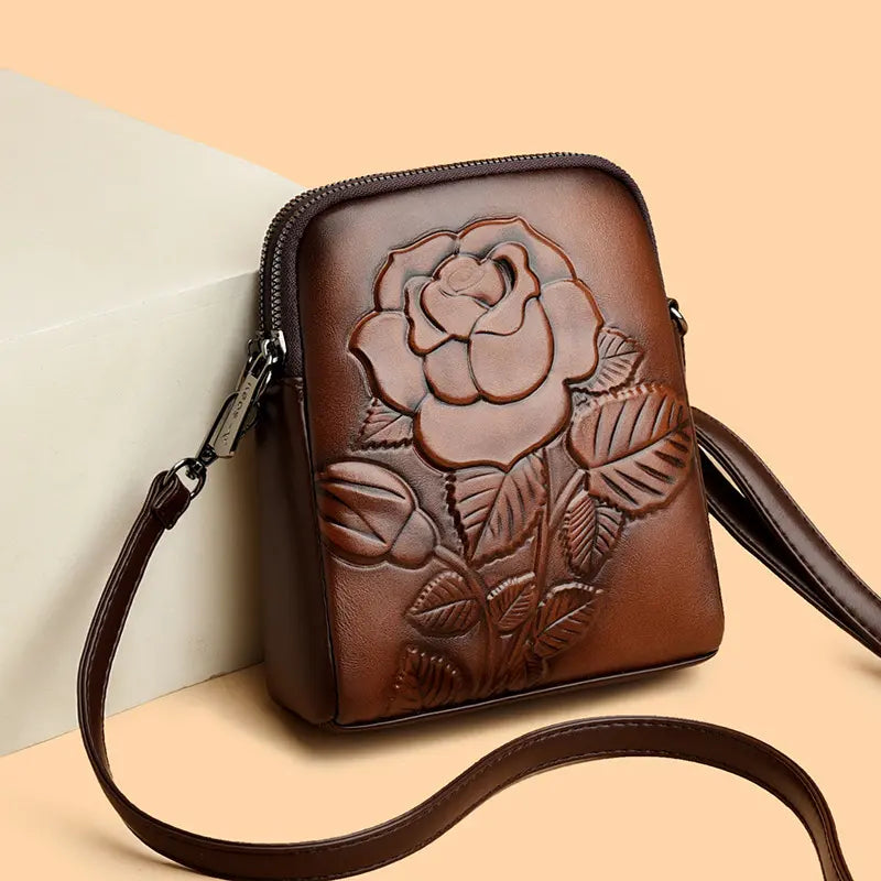 【Időben korlátozott 50% kedvezmény!】👜Új, kétrétegű, puha bőr crossbody/válltáska