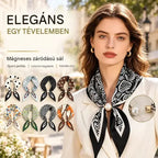 【50% kedvezmény！！！】✨ 4 darabos keskeny selyemsál szett – tavaszi-nyári elegancia és finomság! Finom anyag, sokoldalú – viselhető a nyakon, hajpántként vagy táskadíszként is!