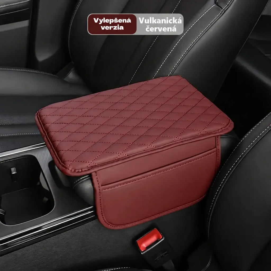 🚗💺【1 db】Univerzális autós kartámaszmagasító párna műbőr borítással – magasabb, szélesebb és hosszabb kialakítás, memóriahabbal, minden évszakra alkalmas.
