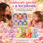 👶 Reborn babajáték-ajándékszett – Állatjelmezes pólyában! Imádnivaló, alvó babaarcok · 6 babából álló készlet díszdobozban · Tökéletes ajándék gyerekeknek!