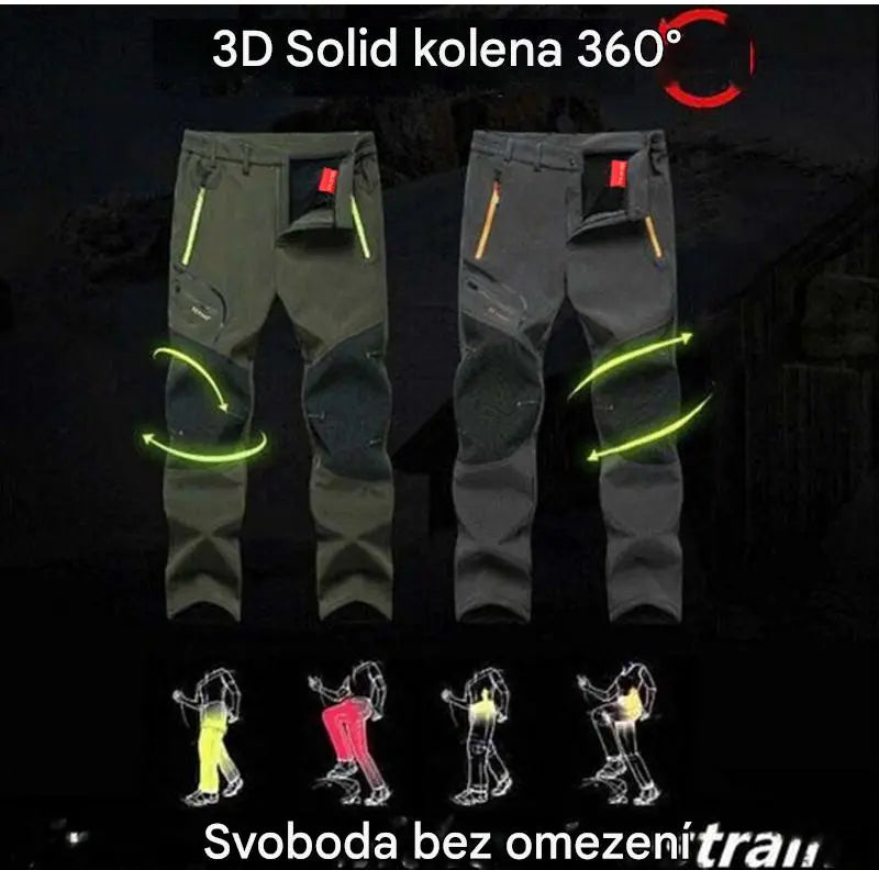 【Időkorlátozott 50% kedvezmény!】🏃‍♂️【S–5XL】2026-ös új férfi kültéri nadrág őszre és télre – meleg, polárbéléses, víz- és szélálló