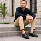【Időkorlátos akció!】🔥【39-44】👞 Valódi bőr férfi üzleti cipő, puha és kényelmes talppal, különféle alkalmakra alkalmas.