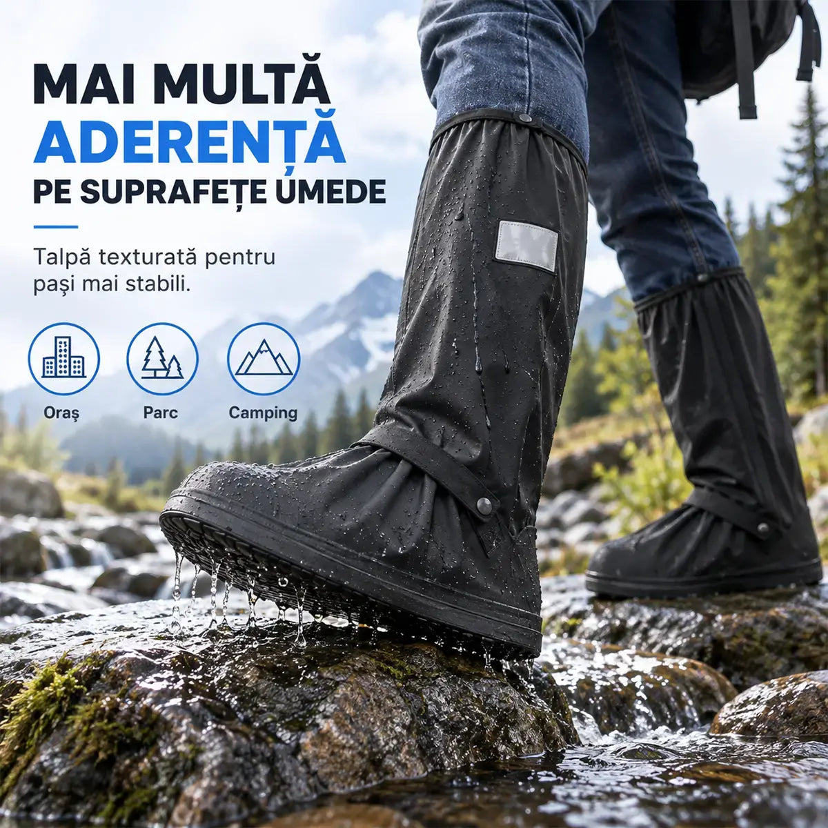 ☔ 【Időszakos 50%-os kedvezmény!】Maximális védelem az eső ellen! Magas szárú, vízálló cipővédő huzatok (40 cm magas)! Vastag, csúszásmentes talp · Strapabíró PVC · Fekete és átlátszó színben kapható!