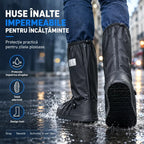 ☔ 【Időszakos 50%-os kedvezmény!】Maximális védelem az eső ellen! Magas szárú, vízálló cipővédő huzatok (40 cm magas)! Vastag, csúszásmentes talp · Strapabíró PVC · Fekete és átlátszó színben kapható!