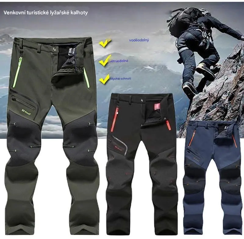 【Időkorlátozott 50% kedvezmény!】🏃‍♂️【S–5XL】2026-ös új férfi kültéri nadrág őszre és télre – meleg, polárbéléses, víz- és szélálló
