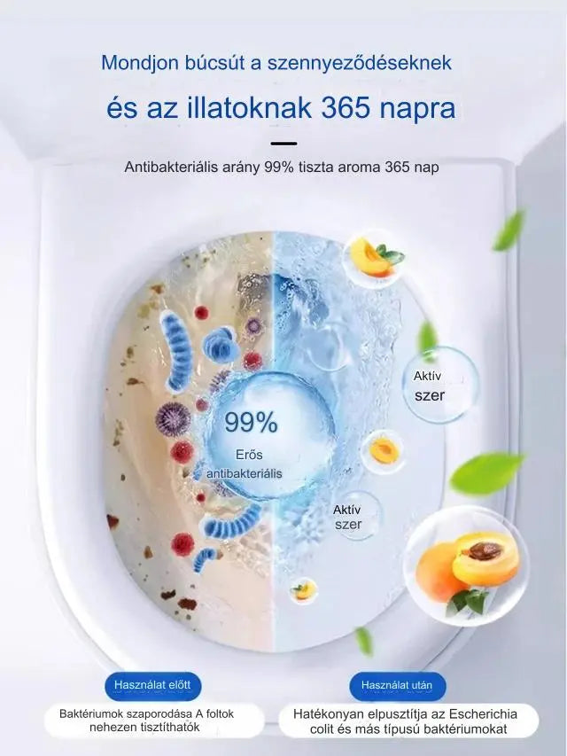 【Időszakos 50% kedvezmény!】【Vásárolj 1-at, kapsz 2-at ingyen】Erős WC-tisztító pezsgőtabletták